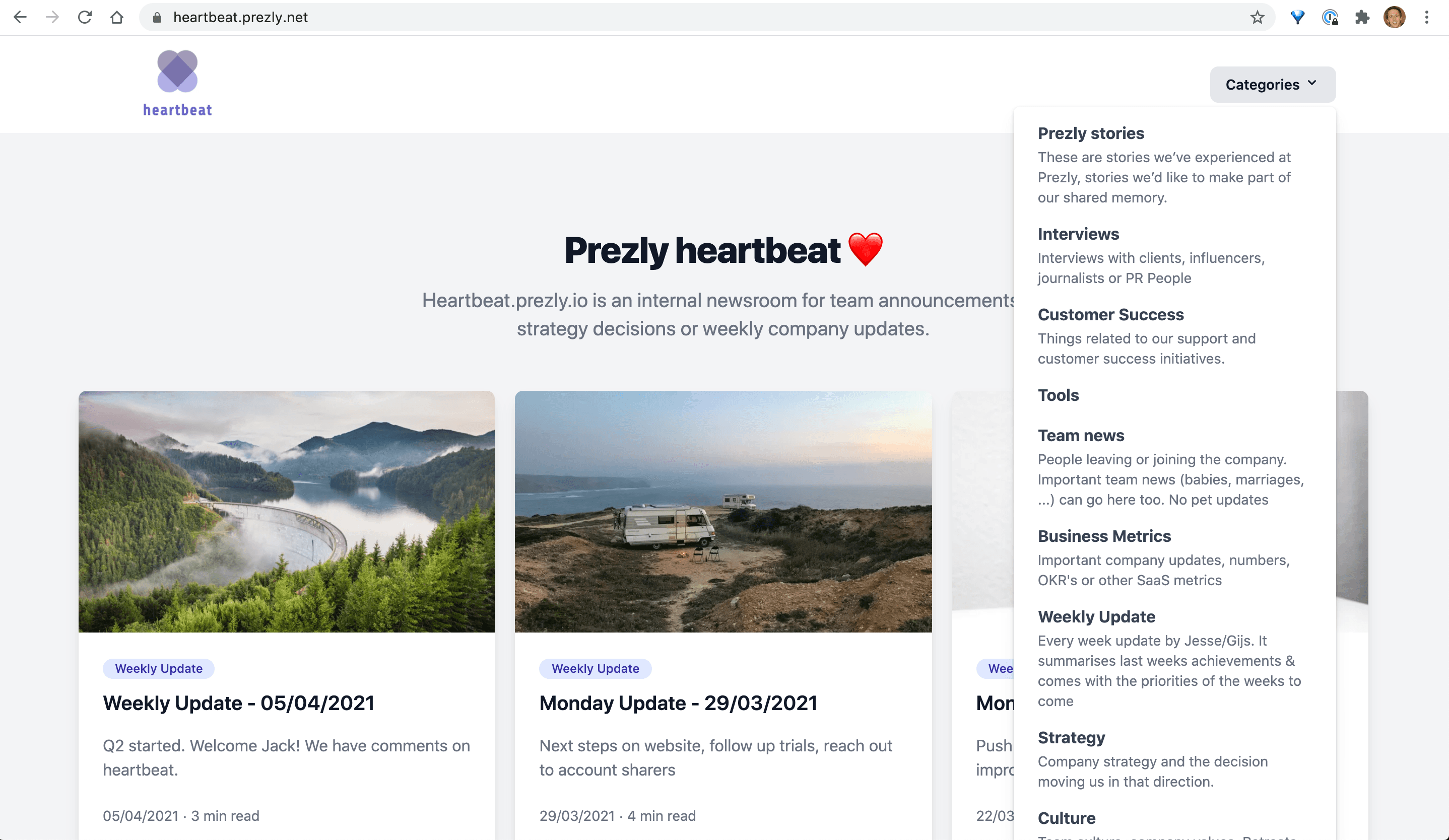 theme-nextjs-heartbeat screenshot 1